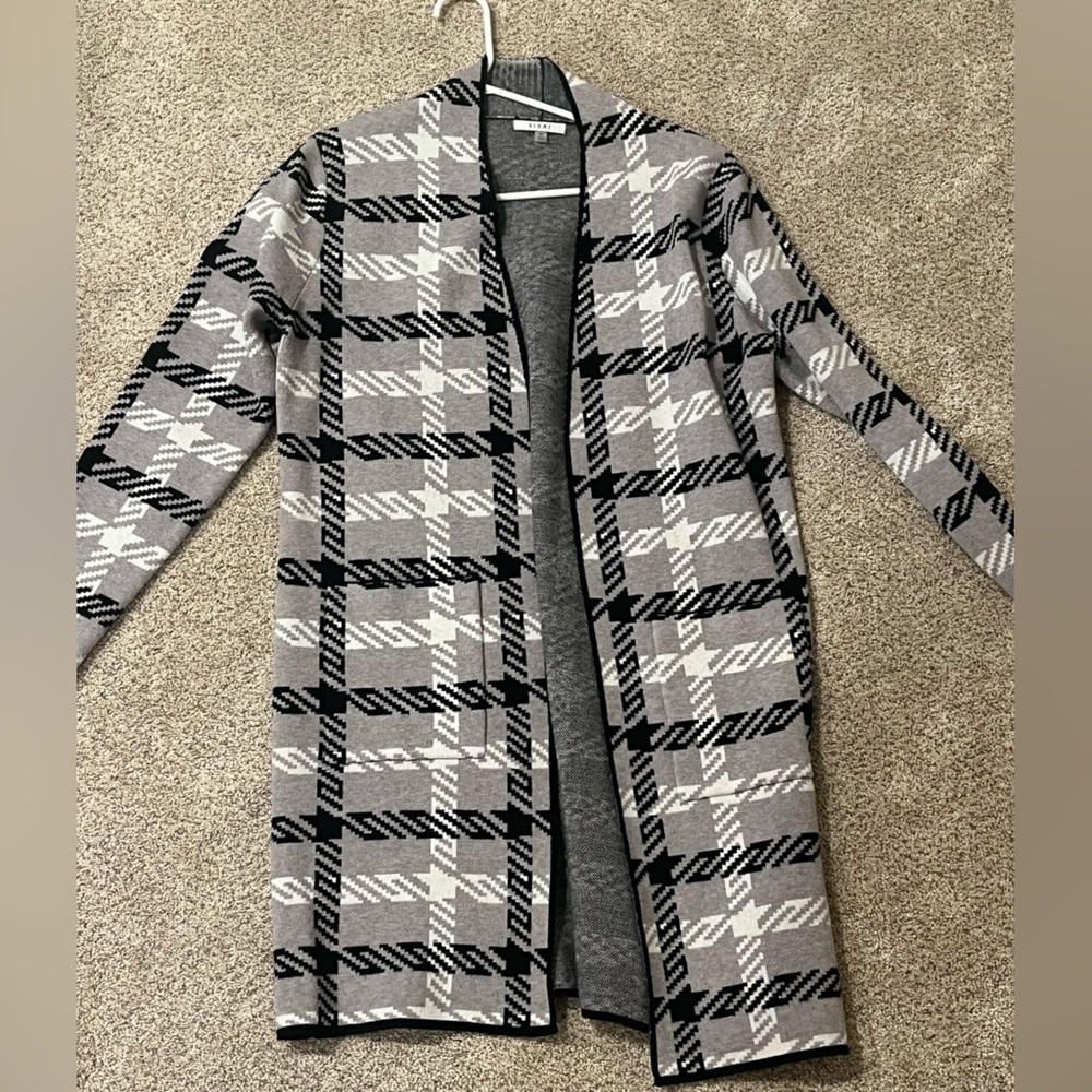 Long plaid cardigan 🖤